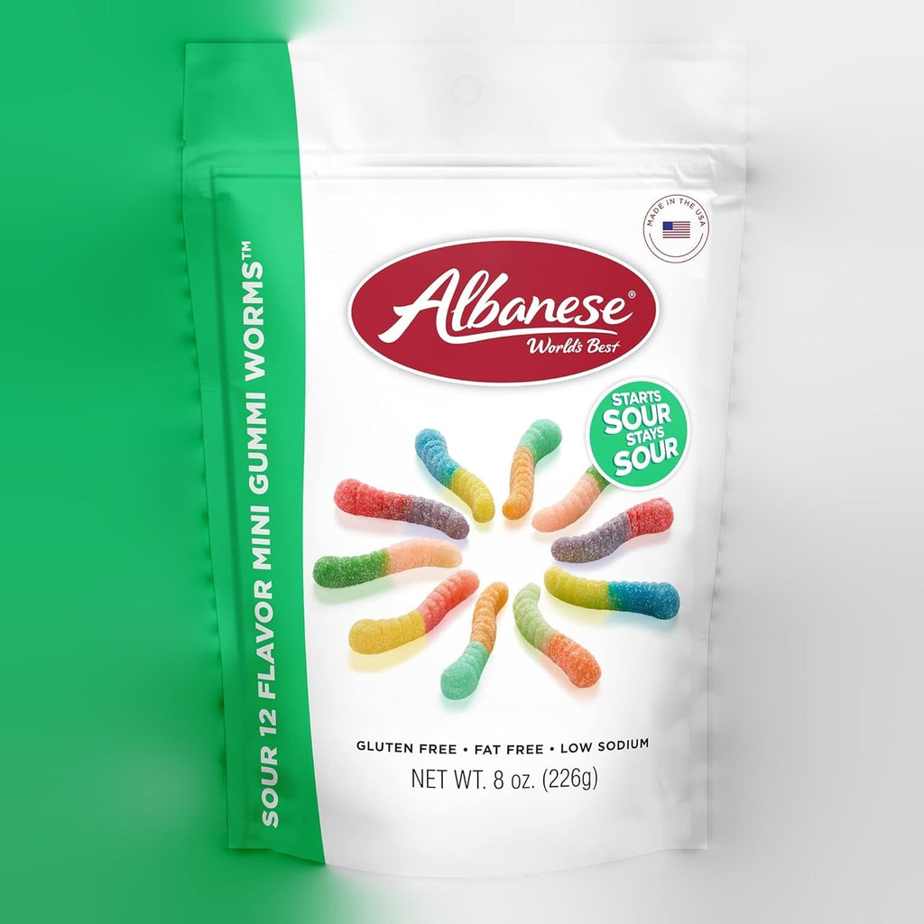 12 Flavor Sour Gummi Worms