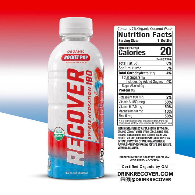 Organic Rocket Pop Hydration Beverage