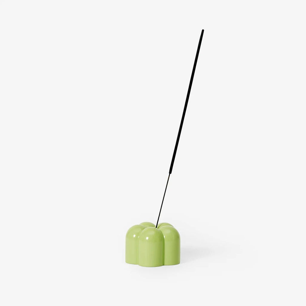 Candle and Incense Holder - Green