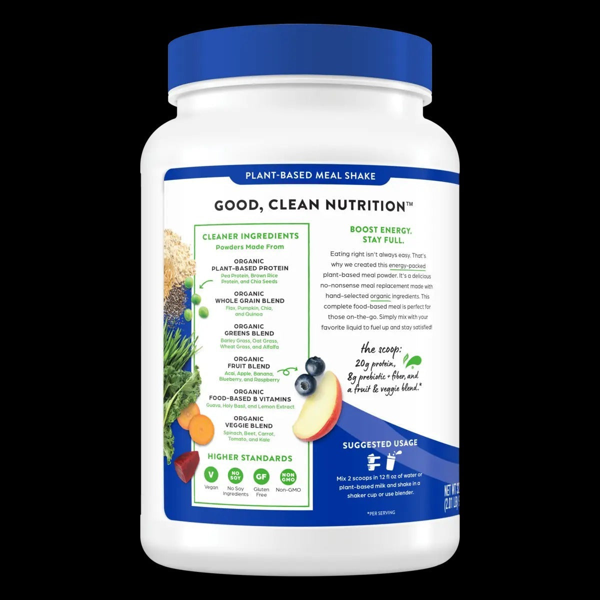 Organic Vanilla Meal Protein Powder