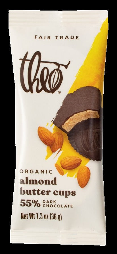 Almond Butter Cups 55% Dark Chocolate (12 Pack)
