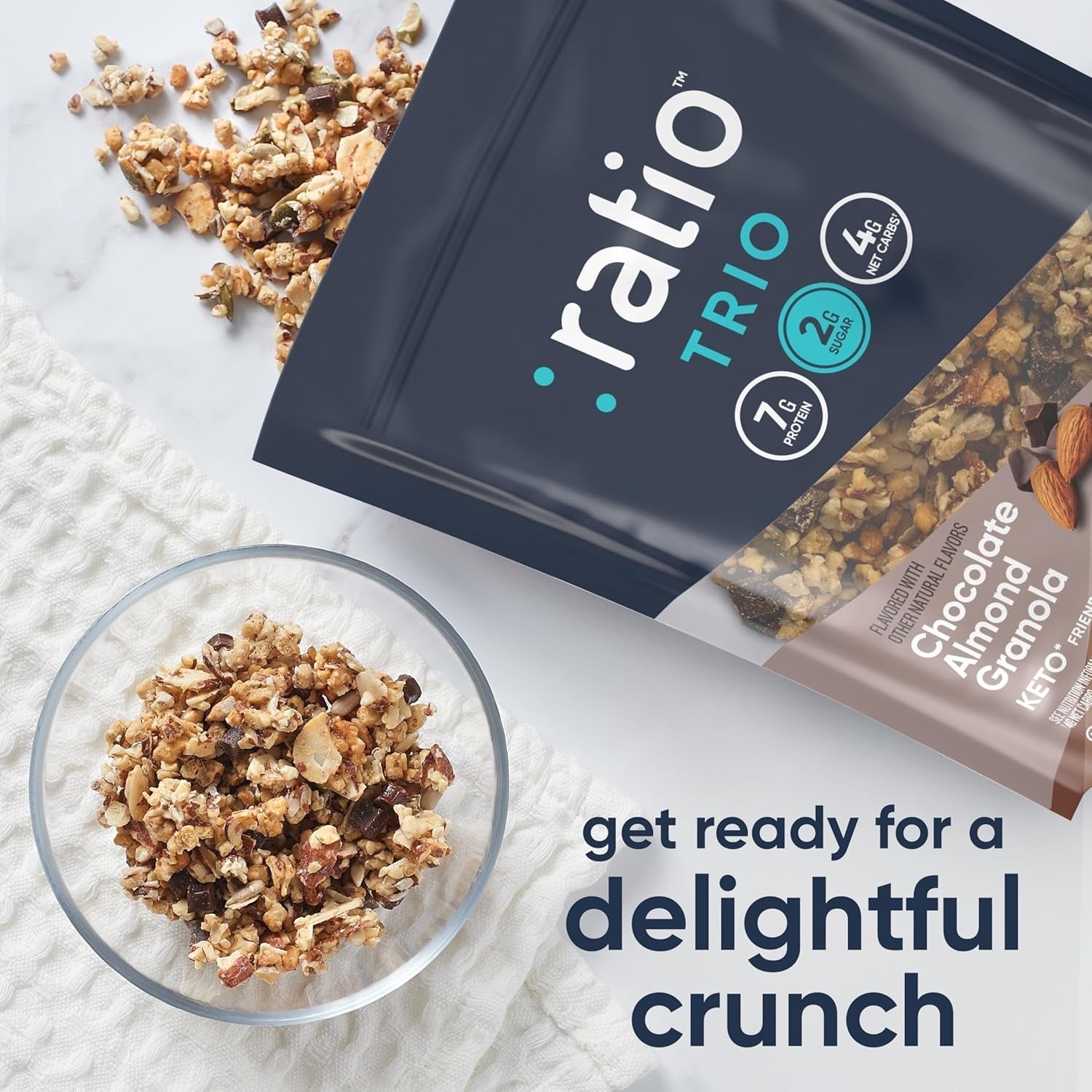 Chocolate Almond Granola Cereal