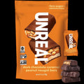 Dark Chocolate Caramel Peanut Nougat Bars