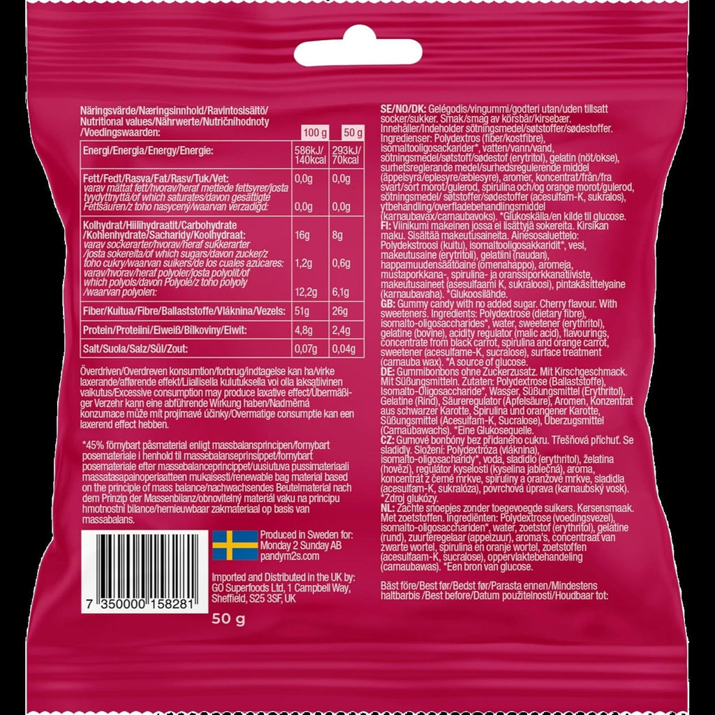 Swedish Sour Cherry Candy (14 Pack)