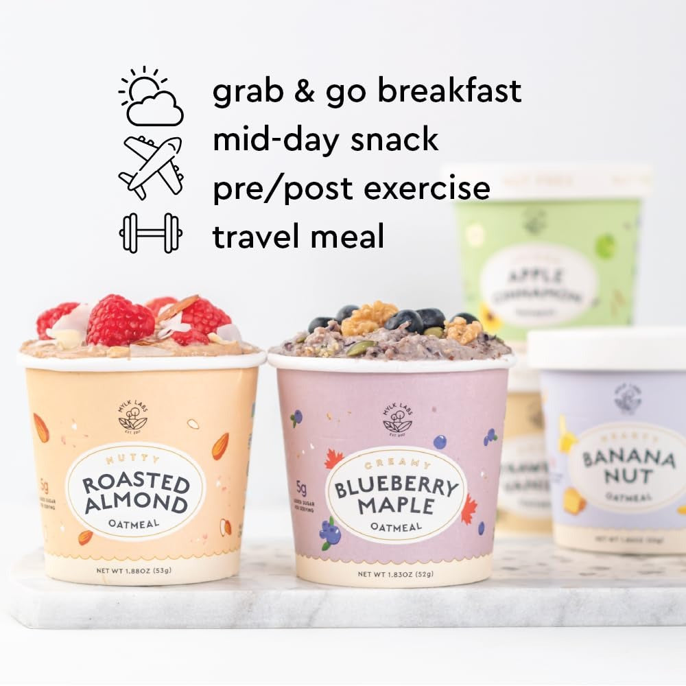 Roasted Almond Oatmeal Cups (6 Pack)