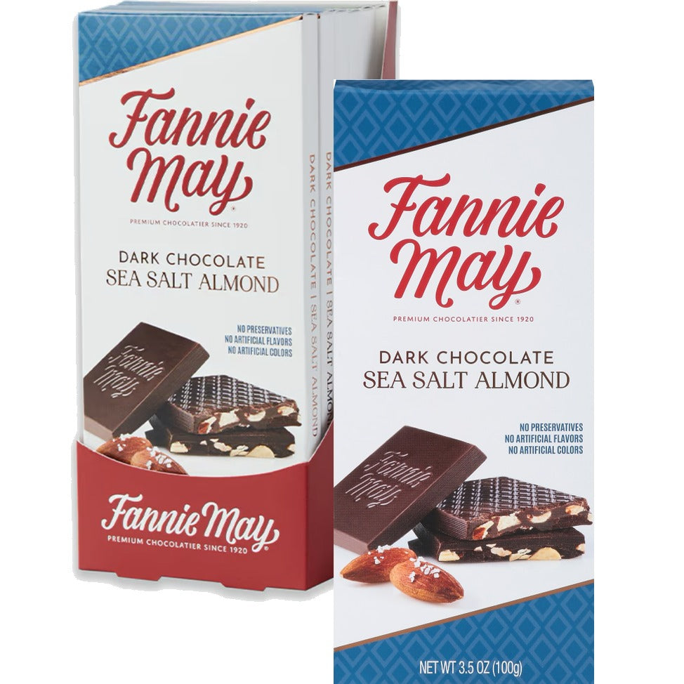 Sea Salt & Almond Dark Chocolate Bar (6 CT)