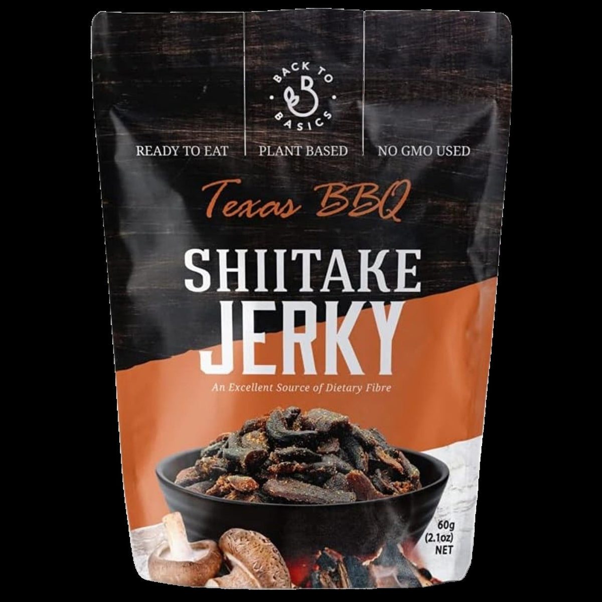 Shiitake Jerky Texas BBQ (12 Pack)