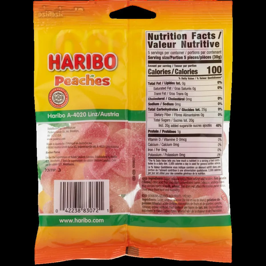 Peaches Gummy Candy