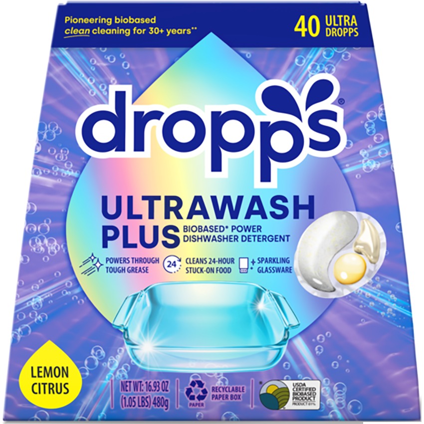 UltraWash Plus Biobased Power Dishwasher Pod - Lemon (40 CT)