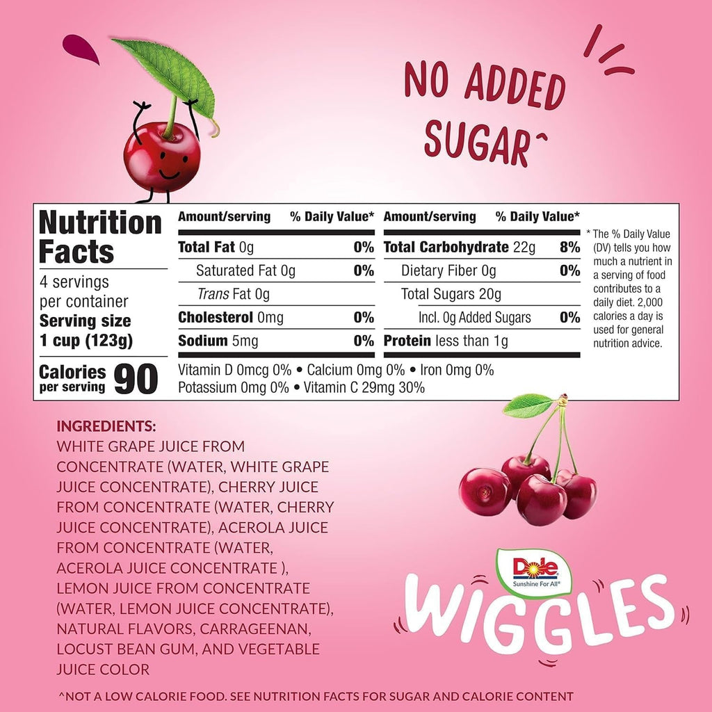 Cherry Fruit Juice Gel (4 Pack)