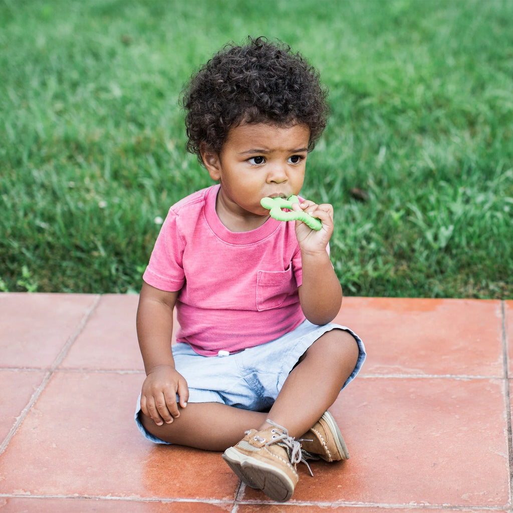 Front & Side Teether - Green