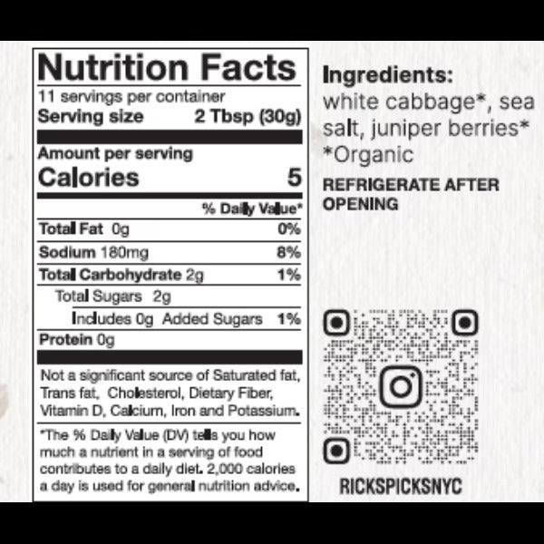 Organic No Doubt Kraut