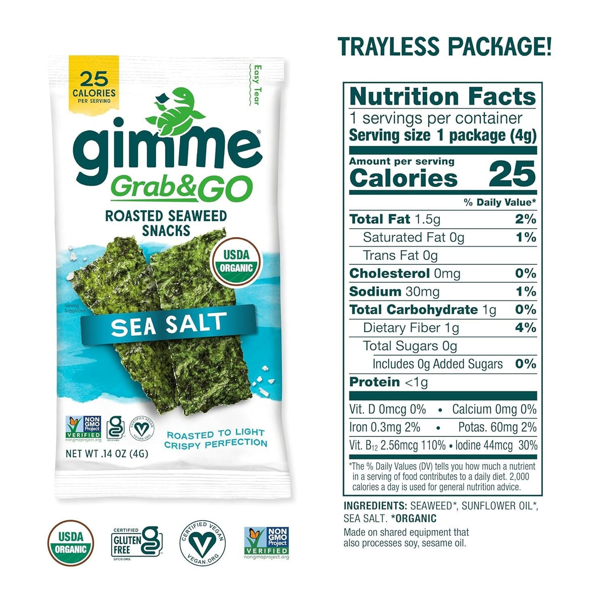 Seaweed Snacks Sea Salt (5 CT)