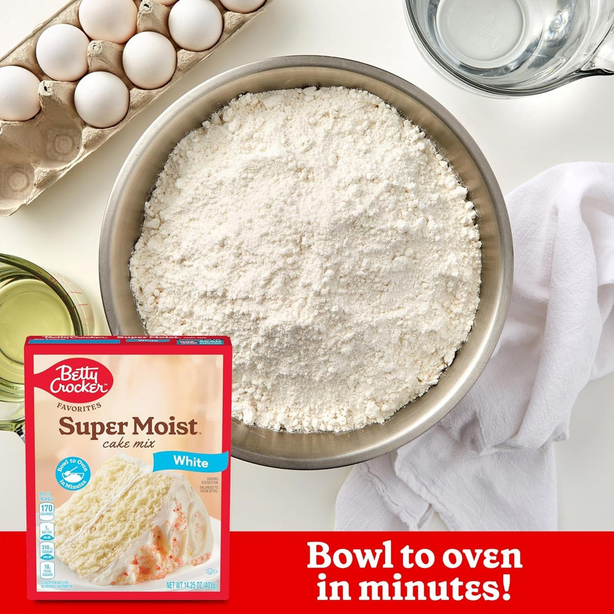 Favorites Supermoist Cake Mix White
