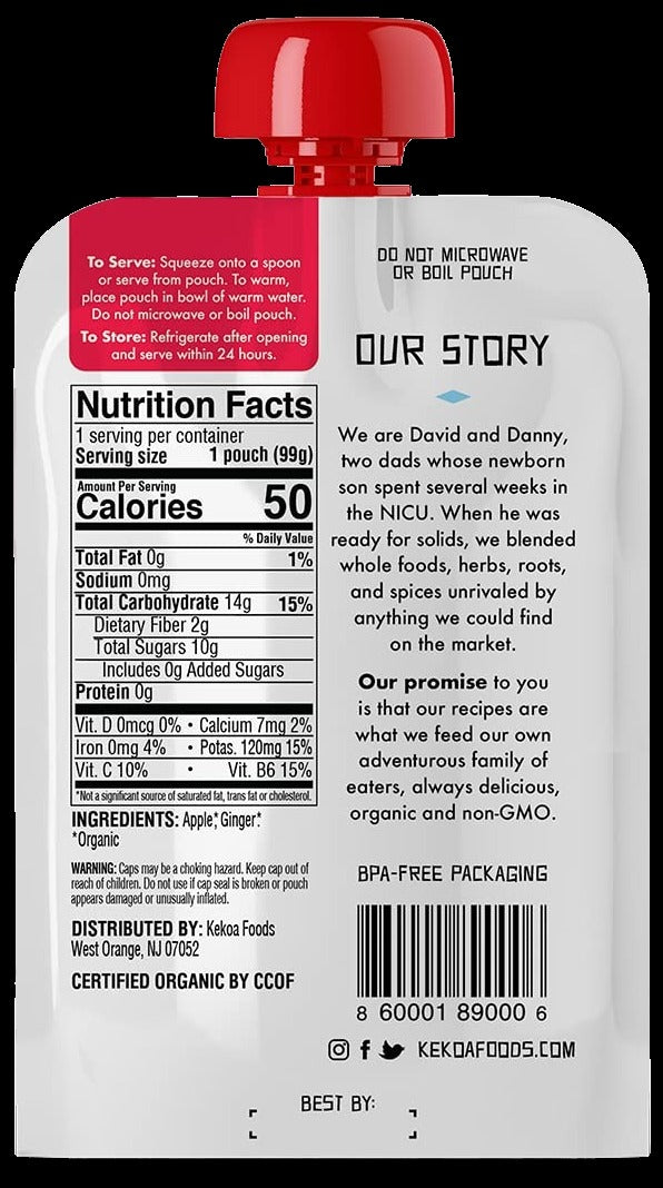 Apple And Ginger Baby Food (6 CT)