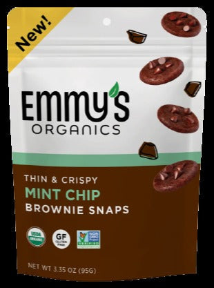 Organic Mint Chip Brownie Snaps