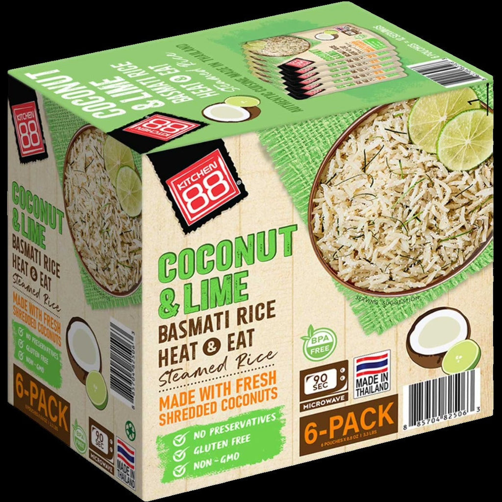 Kitchen 88 Coconut Lime Rice (6 Pack)