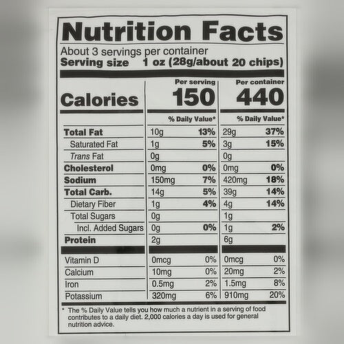 Seaweed & Salt Potato Chips