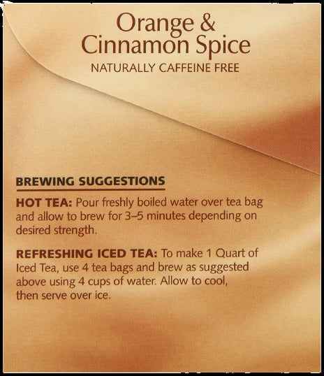 Orange & Cinnamon Spice Tea