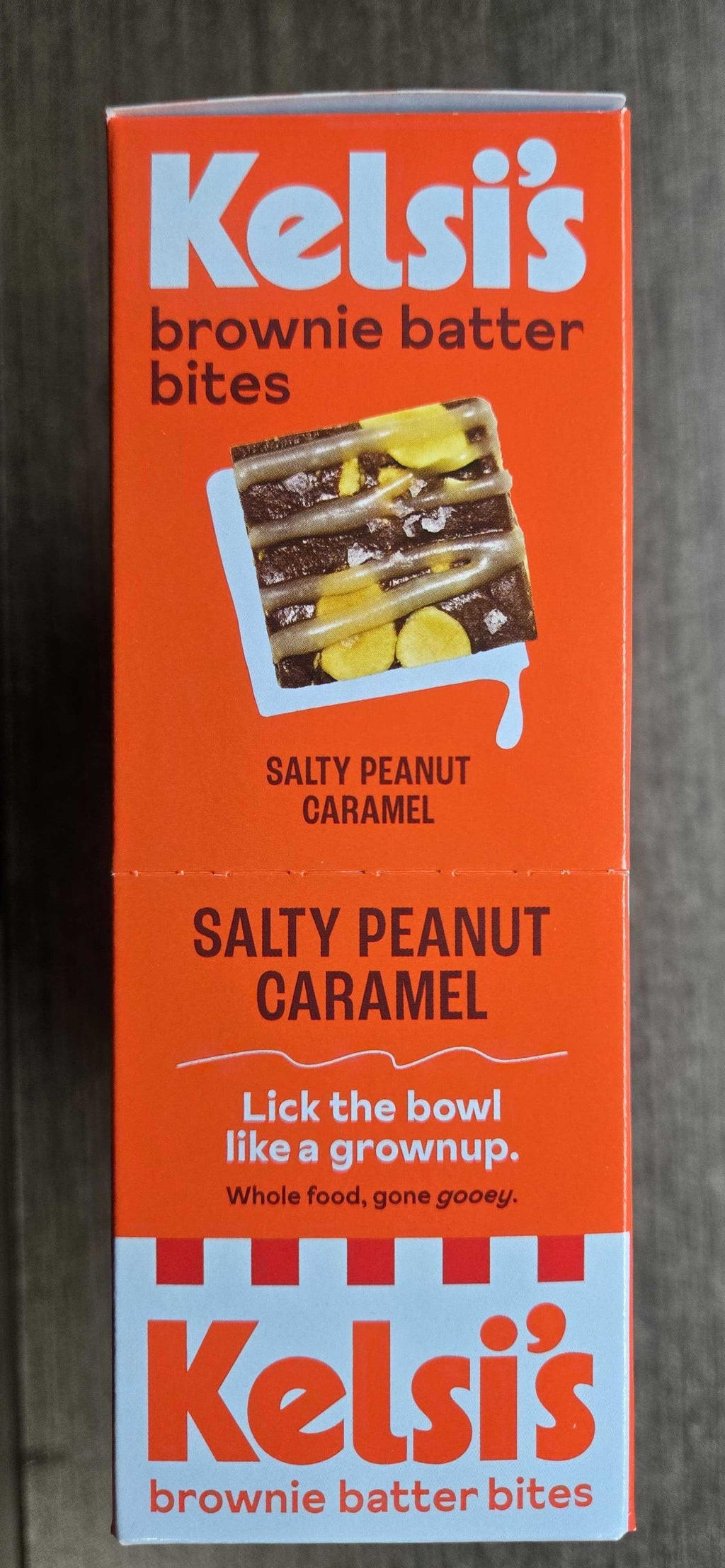 Salty Peanut Caramel Brownie Batter Bites (8 Pack)