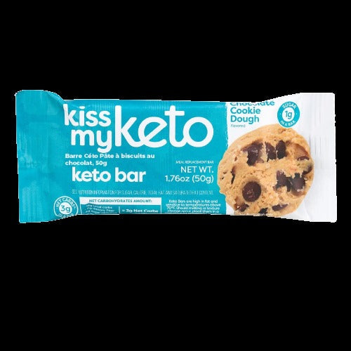 Keto Cookie Dough Chocolate Protein Bars