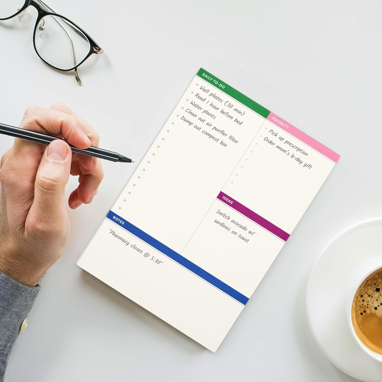 Essential Weekly Productivity Desk Pad