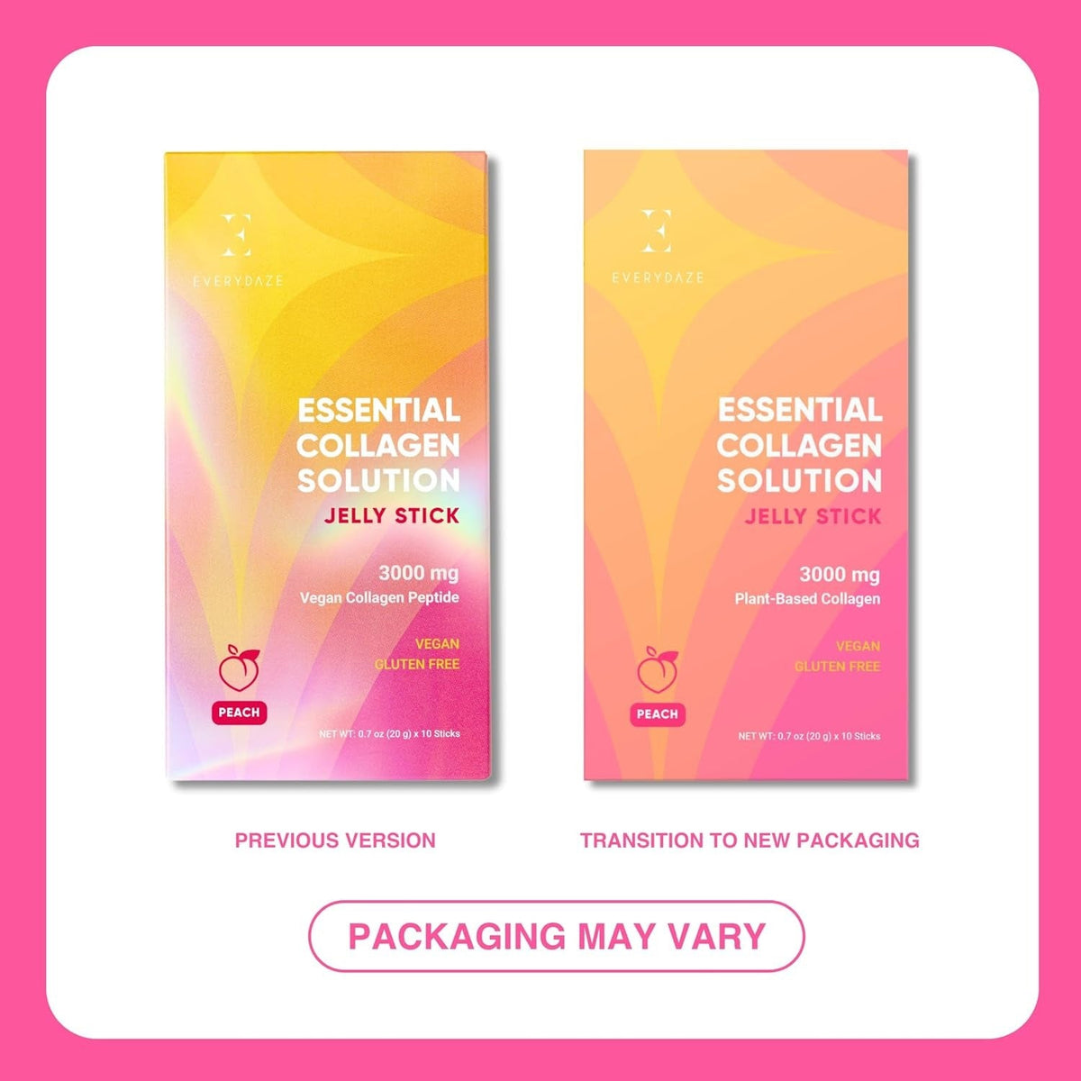 Essential Collagen Solution Jelly Stick - Peach (10 CT)