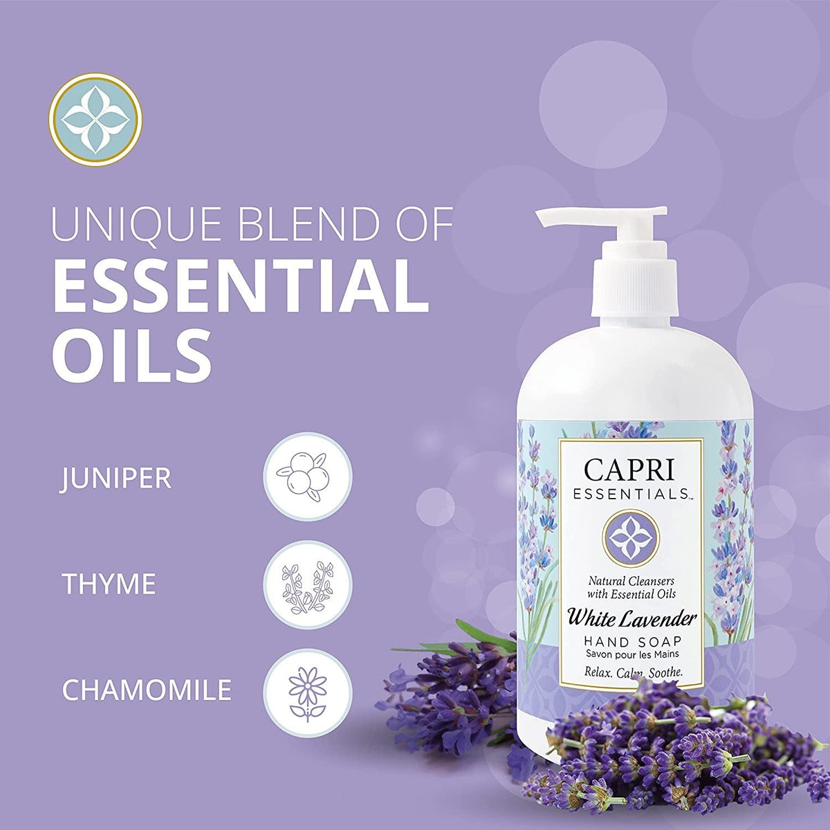 White Lavender Scented Hand Soap