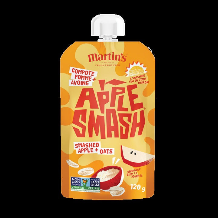 Apple & Oats Apple Sauce Pouches (8 CT)