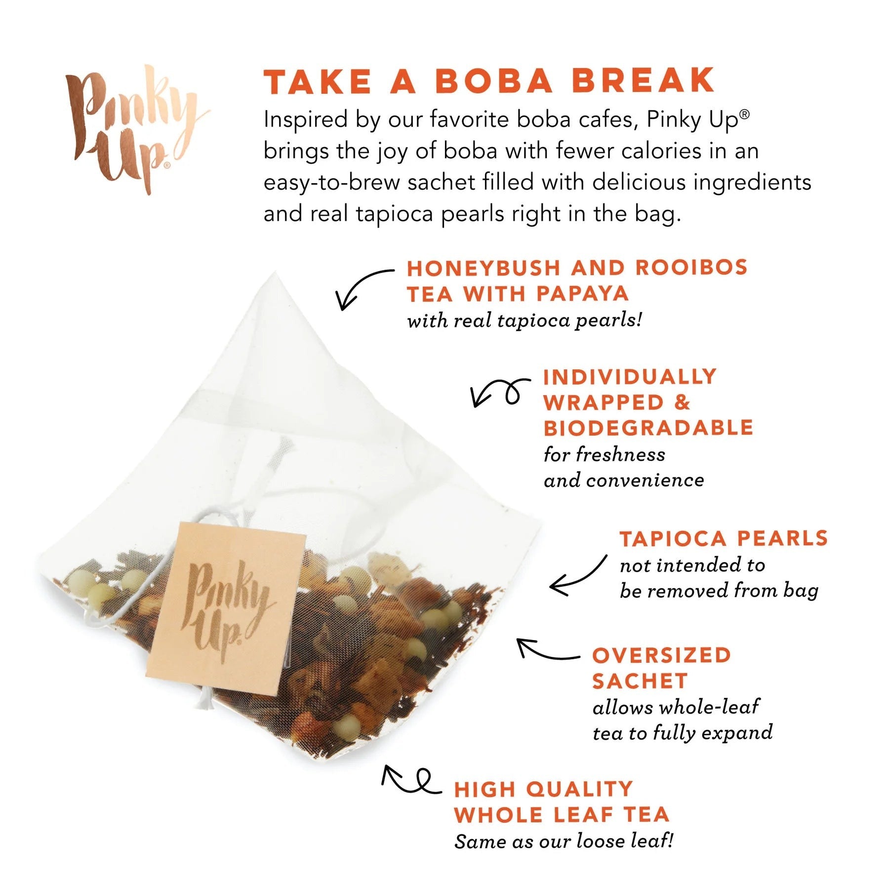 Mango Guava Boba Tea Sachets (12 CT)