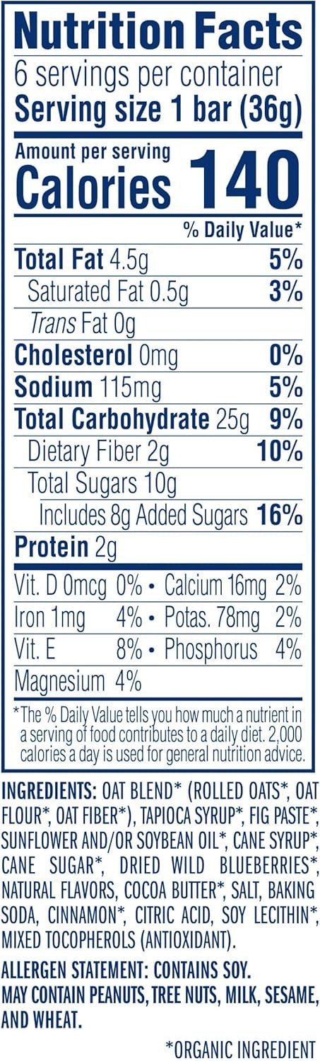 Blueberry Muffin ZBar (6 CT)