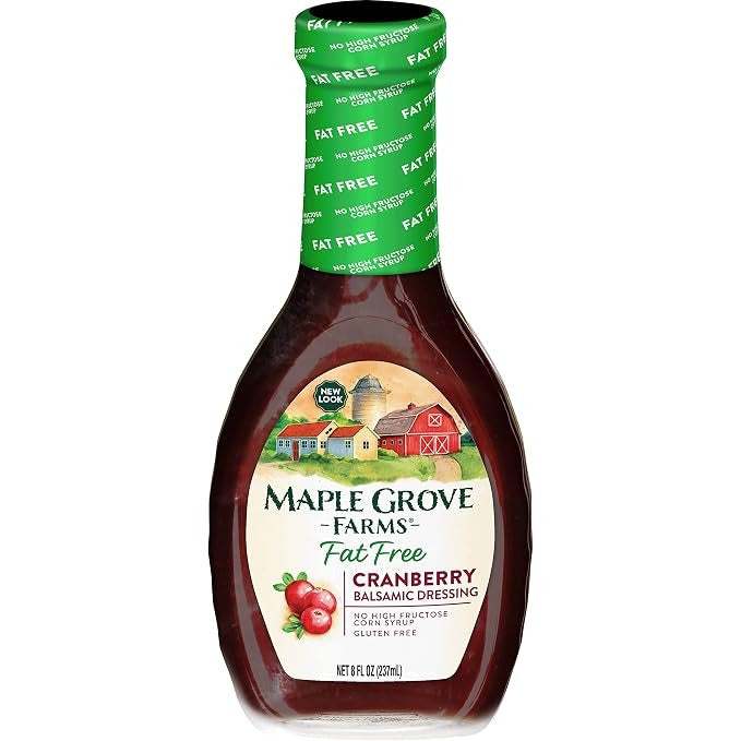 Fat Free Cranberry Balsamic Salad Dressing