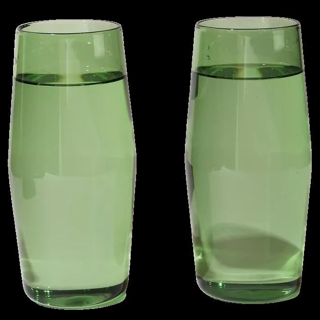 Century Glass Set Of Two (Verde)