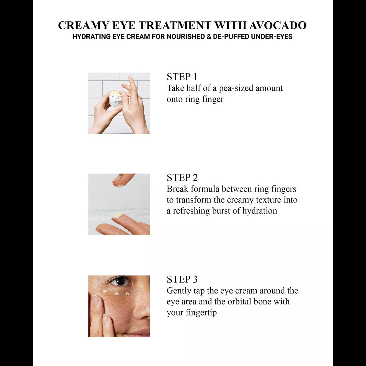 Creamy Eye Treatment With Avocado