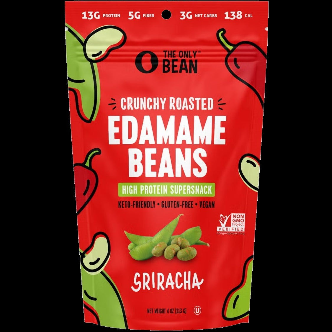 Sriracha Crunchy Roasted Edamame