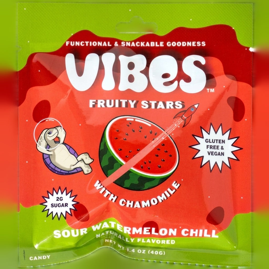 Sour Watermelon Fruity Stars (6 CT)