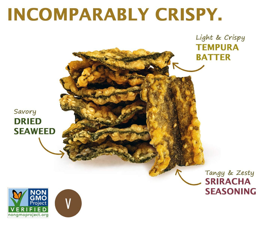 Tempura Seaweed Sriracha Chips
