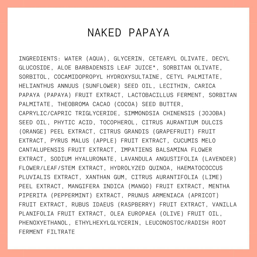 Naked Papaya Gentle Enzyme Milky Cleanser