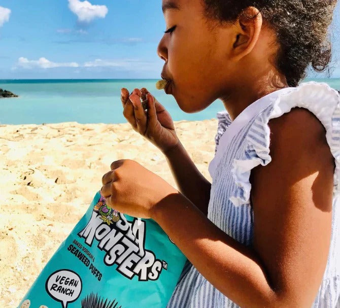 Cheese Pizza Flavor Seaweed Puffs (8 Pack)
