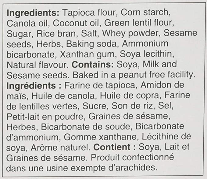 Gluten Free Herb & Garlic Crackers
