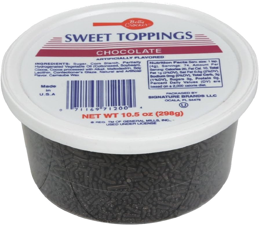 Sweet Toppings Chocolate Sprinkles