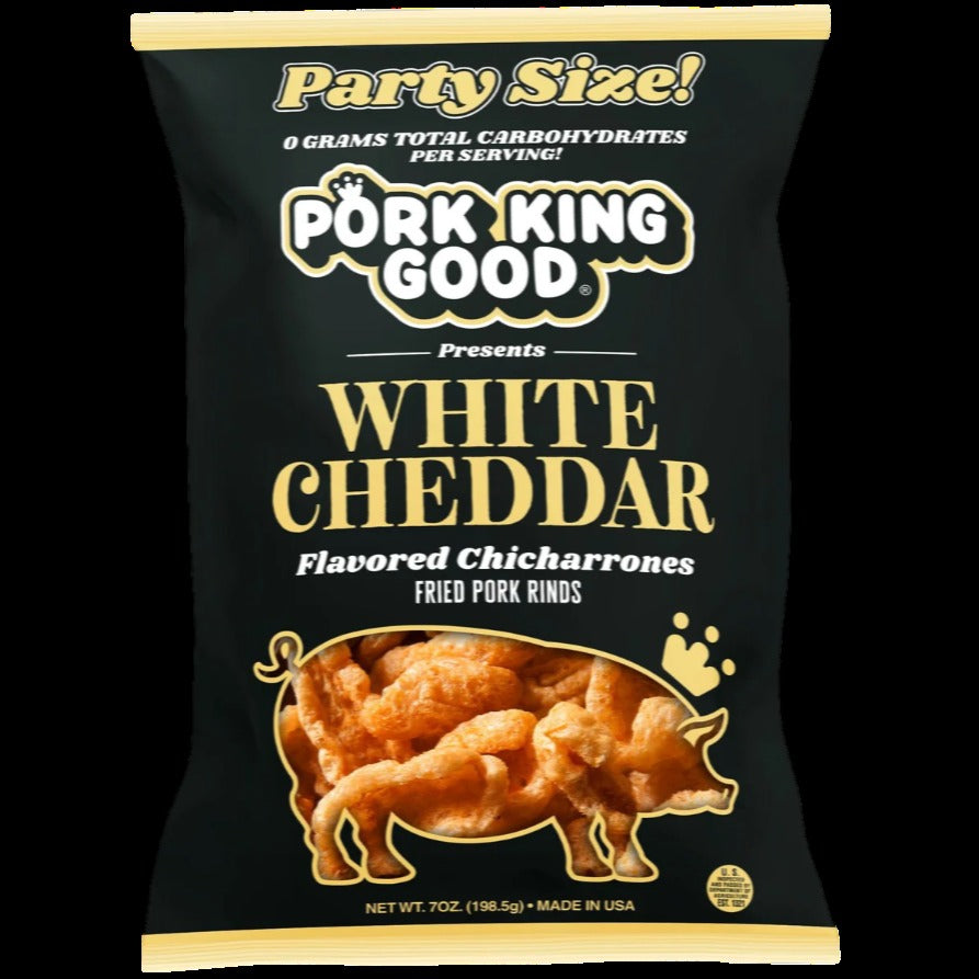 White Cheddar Fried Pork Rinds