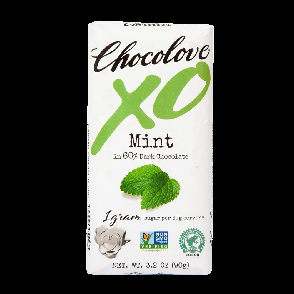 Xo Mint Dark Chocolate Bar