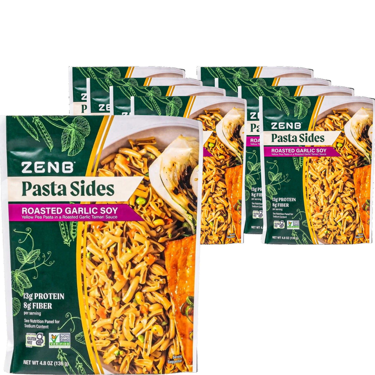 Roasted Garlic Soy Pasta Side (8 Pack)
