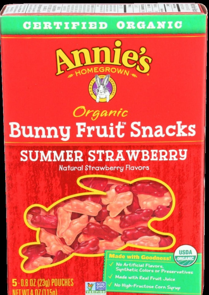 Organic Summer Strawberry Fruit Snacks