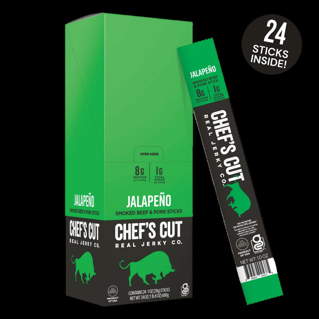 Jalapeno Cheddar Pork & Beef Stick (24 CT)