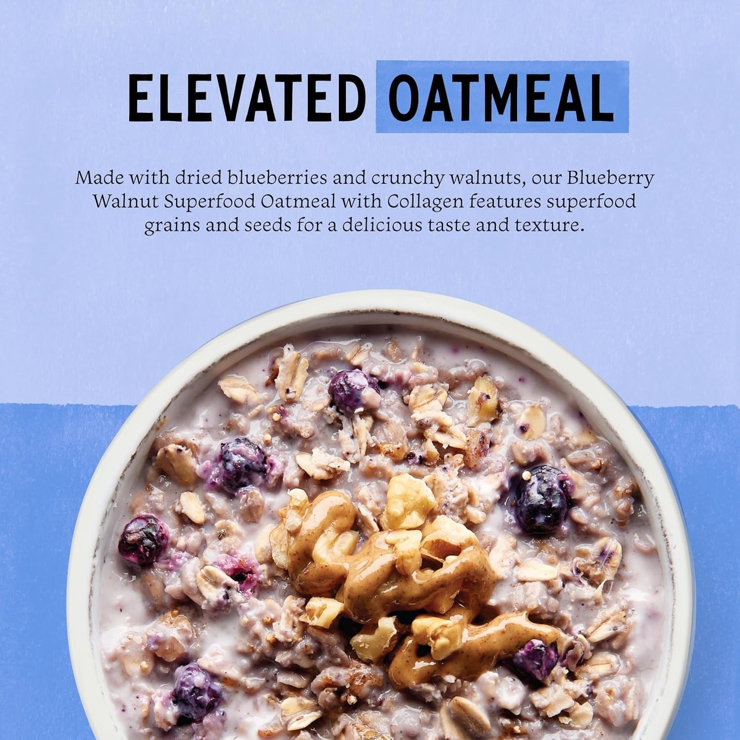 Blueberry Walnut Superfood Instant Oatmeal