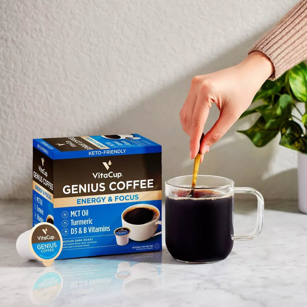 Genius Coffee Medium Dark Roast K-Cups