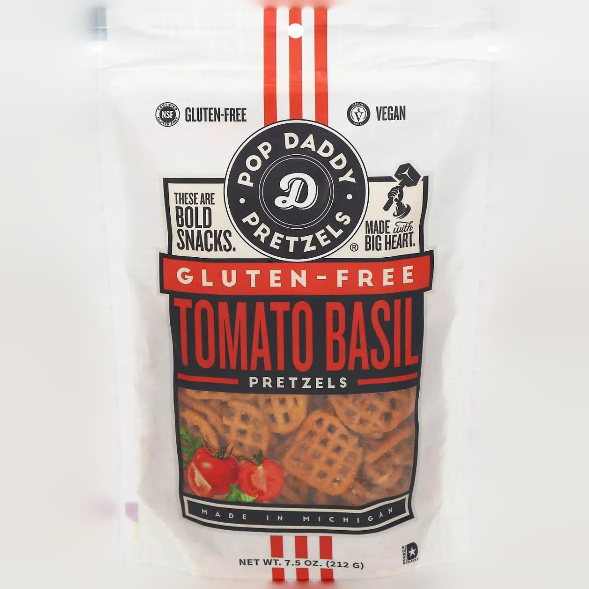 Tomato & Basil Pretzels