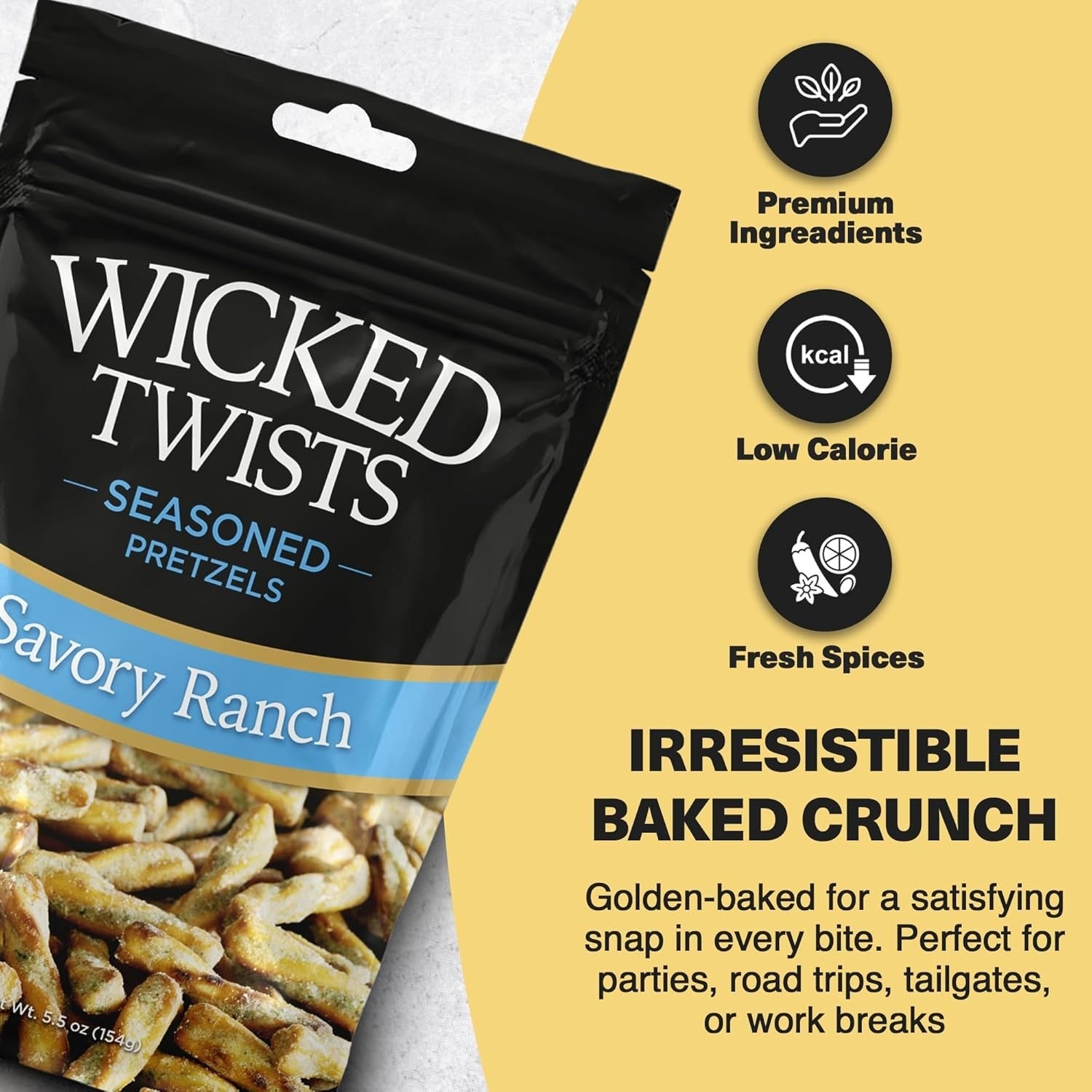 Seasoned Pretzels - Savory Ranch